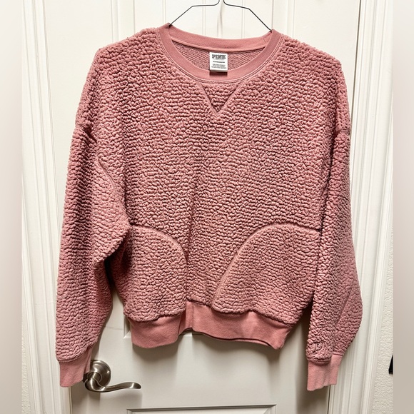 PINK Sweatshirt XS - Picture 1 of 4